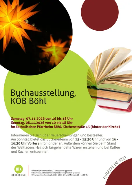 Plakat zur Buchausstellung 7.-8.11.26 | Foto: Cornelia Grüninger