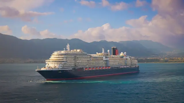 Wechsel für 2029 geplant: Die «Queen Anne» wechselt von Cunard zu P&O Cruises und soll umfassend umgestaltet werden. | Foto: Carnival Corporation/dpa-mag