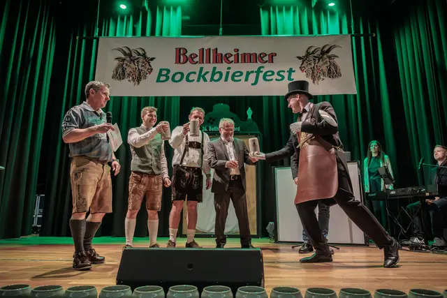 Fassanstich beim 24. Bellheimer Bockbierfest am 9. Oktober 2026 in der Festhalle Bellheim. | Foto: Paul Needham