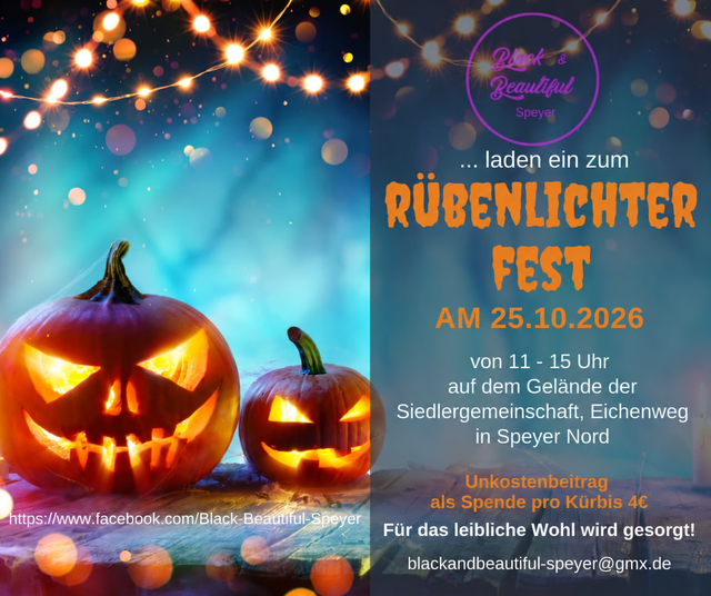 Rübenlichterfest | Foto: Black&amp;Beautiful Speyer