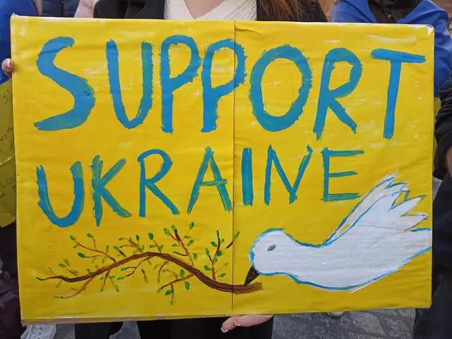 Die Unterstützung der Ukraine wird am HBG Bruchsal großgeschrieben | Foto: Henning Belle