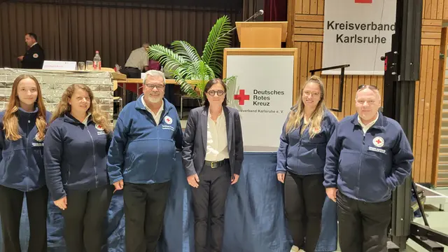 Neue Rotkreuz-Präsidentin Alexandra Ries | Foto: (C) DRK Bereitschaft Durlach
