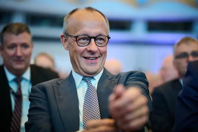 Bundeskanzler Friedrich Merz (CDU) bekräftigt auf dem Arbeitgebertag seinen Reformwillen. | Foto: Bernd von Jutrczenka/dpa