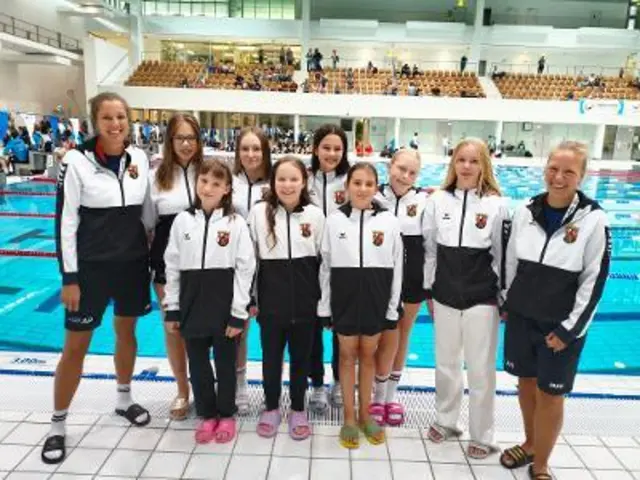 Von links nach rechts auf dem Bild: 
Anne Poirier, Jana Dumler, Aileen Müller, Emily Willy, Helena Degitz, Zoe Kuniß, Laura Müller, Lisa Stöffler, Elena Peña Wincierz, Jessica Hildebrandt
 | Foto: EGW/Paul - frei