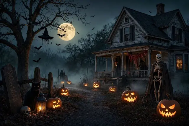 Süßes oder Saures: Zu Halloween ziehen Kinder von Tür zu Tür und hoffen auf Süßigkeiten. Auch so mancher Streich wird geplant. Doch Achtung: nicht alles ist erlaubt. (Symbolfoto erstellt mit generativer KI) | Foto: Heike Schwitalla