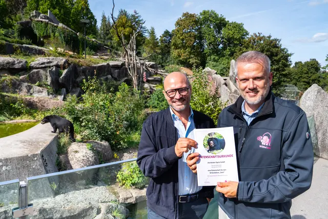 Wenn der Name Programm ist: Binder Optik übernimmt Patenschaft für Brillenbär