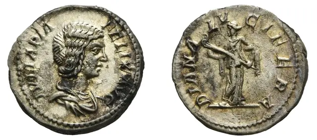 Münze für Julia Domna , Foto: (c) Universität Heidelberg, Zentrum für Antike Numismatik | Foto: Universität Heidelberg