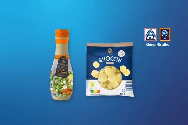 ALDI senkt ab Mittwoch, 15. Oktober, dauerhaft die Preise für über 20 Convenience- und Frischeartikel – je nach Produkt bis zu 28 Prozent bzw. bis zu 0,50 Euro pro Packung. | Foto: Unternehmensgruppe ALDI