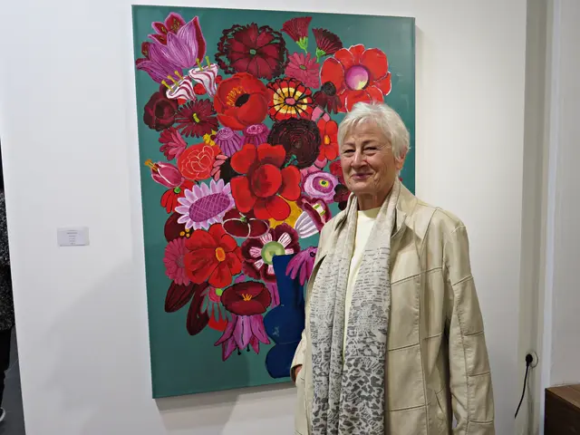 Künstlerin Ingrid Hess kommt immer wieder gerne in die Galerie Lauth | Foto: Brigitte Melder