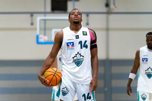 Dami Ade-Eri erzielte beim 73:76 der Ahorn Camp Baskets in Leverkusen 19 Punkte. | Foto: Ahorn Camp Baskets