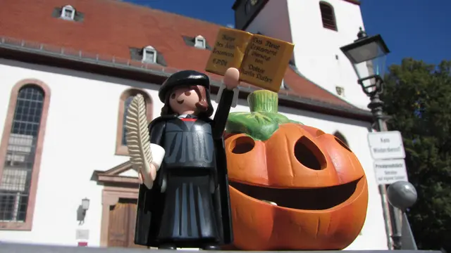 "Hallo Luther" statt "Halloween". | Foto: Gerhard Jung