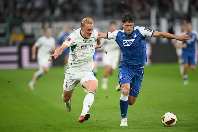 Im Duell der beiden Bundesliga-Tabellenletzten lieferten sich Borussia Mönchengladbach und die TSG Hoffenheim eine umkämpfte Partie | Foto: Fabian Strauch/dpa