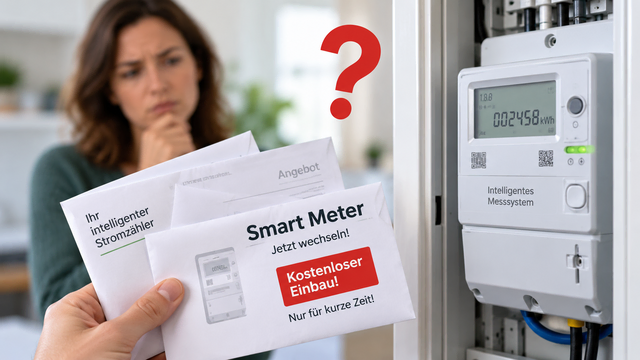 Viele Haushalte erhalten derzeit Briefe zum Einbau intelligenter Stromzähler. (Symbolbild) | Foto: Mit KI erstellt/Eva Bender