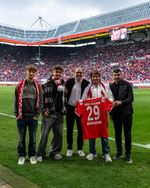 Der 1. FC Kaiserslautern hat die Partnerschaft mit Dienes Packaging deutlich ausgebaut | Foto: 1. FC Kaiserslautern