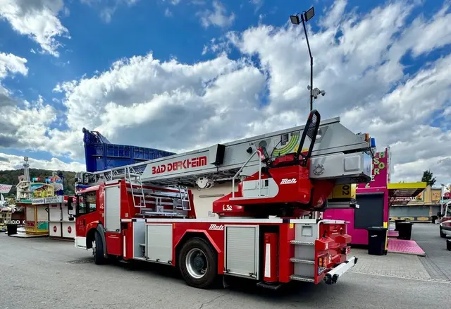 Während der Vollsperrung der Weinstraße Süd nutzt die Feuerwehr einen zusätzlichen Standort im Süden von Bad Dürkheim. | Foto: Stadt Bad Dürkheim