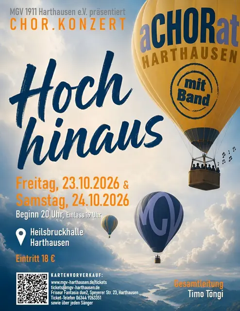 Plakat "Hoch Hinaus"
