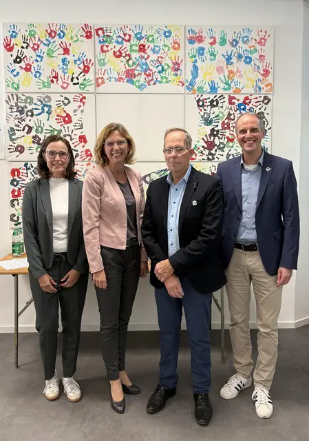 Beim Besuch des Jugendamts ging es um Kinderschutz, Prävention und Pflegefamilien. | Foto: Sarah-Lee Hofe KVKL