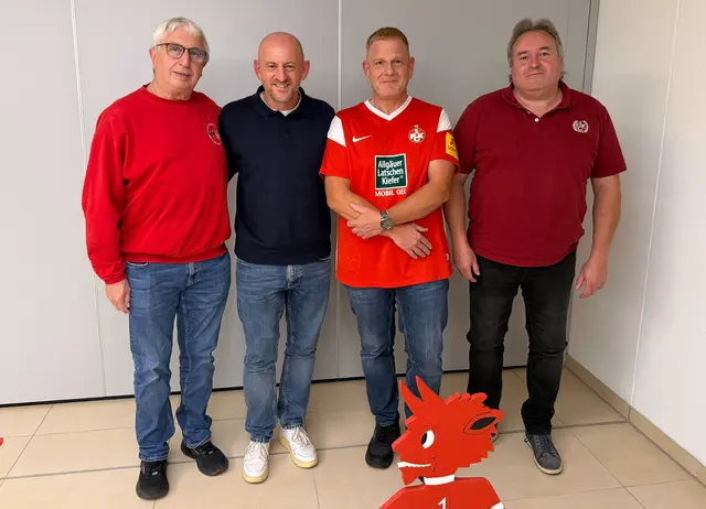 Erich Huber, Torsten Lieberknecht, Thomas Matz und Stefan Bernhard (von links )
 | Foto: Bettina Huber 