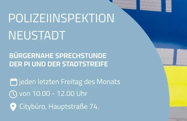 Bei der Sprechstunde können Menschen ihre Fragen und Anliegen direkt mit Polizei und Stadtstreife besprechen. | Foto: WEG Citymanagement