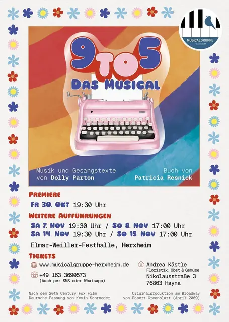 Die Musicalgruppe Herxheim zeigt „9 to 5 - the Musical“ an fünf Terminen. | Foto: Musicalgruppe Herxheim e.V.