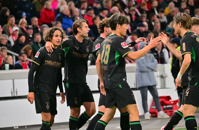 Gladbach gelingt in Stuttgart der ersehnte erste Saisonsieg | Foto: Jan-Philipp Strobel/dpa