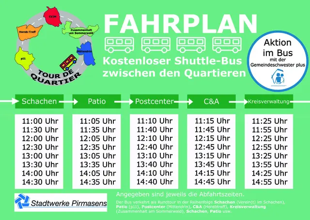 Am Samstag, 14. November, öffnen fünf Quartierstreffs in Pirmasens ihre Türen. | Foto: Stadt Pirmasens