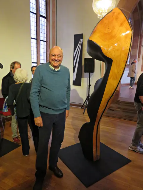 Christian H. Friederichs, ebenfalls Bildhauer | Foto: Brigitte Melder