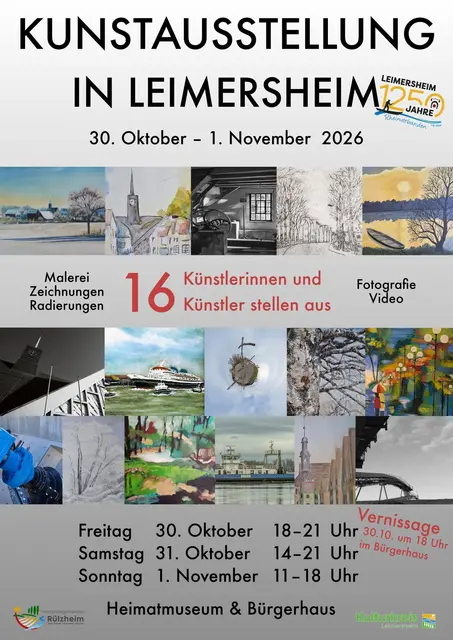 Leimersheimer Kunstschaffende zeigen ihre Werke zum Motto „Rheinverbunden“. | Foto: Ortsgemeinde Leimersheim