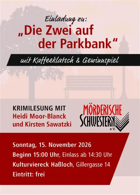 Flyer Krimilesung Seite 1 | Foto: Jürgen Vogt