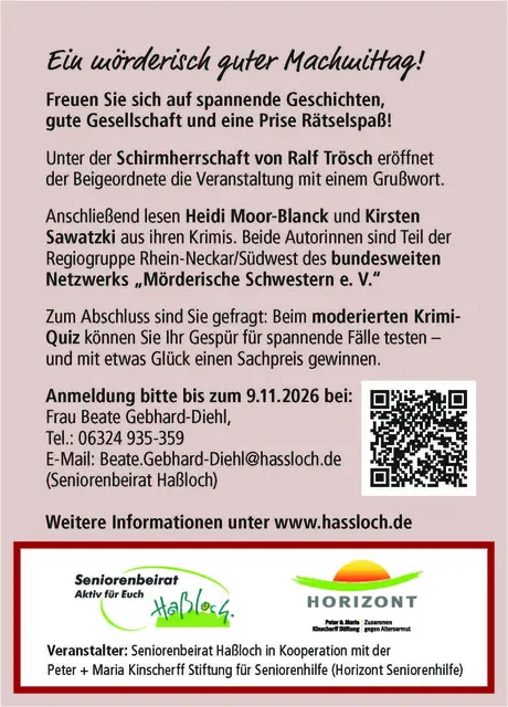 Flyer Krimilesung Seite 2 | Foto: Jürgen Vogt