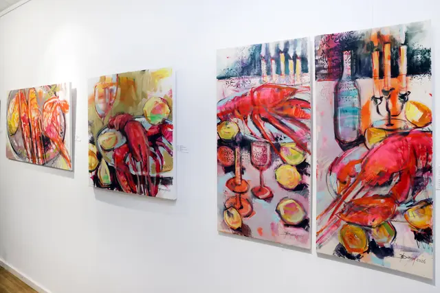 Kunstwerke von Olga David | Foto: Aparte Kunst Galerie
