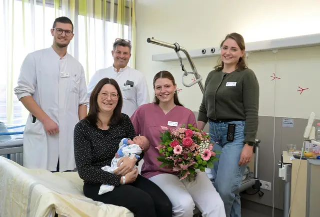 Julian kam am 27. Oktober als 3000. Kind dieses Jahres im Speyerer Diakonissen-Stiftungs-Krankenhaus zur Welt. | Foto: Diakonissen-Stiftungs-Krankenhaus Speyer/Klaus Landry