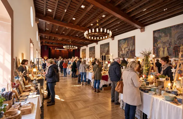 Kunsthandwerkermarkt im Hohenstaufensaal | Foto: Verein Kunst und Kultur Annweiler e.V.