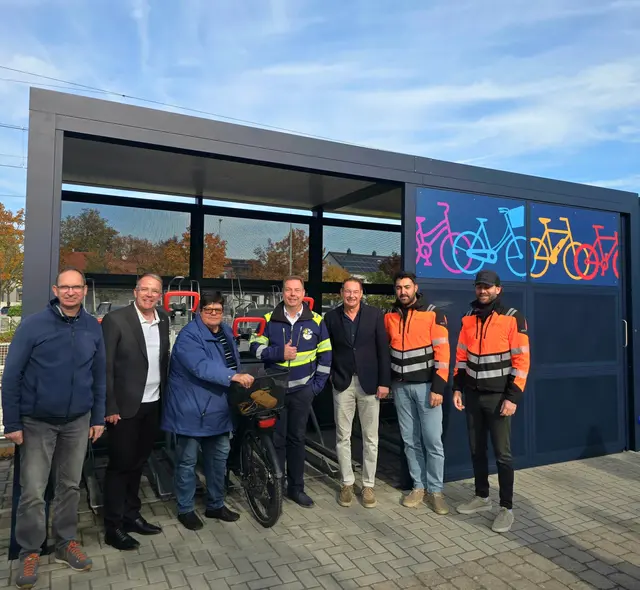 Am Bahnhof stehen jetzt zusätzliche Fahrradstellplätze zur Verfügung.
 | Foto: Gemeinde Haßloch