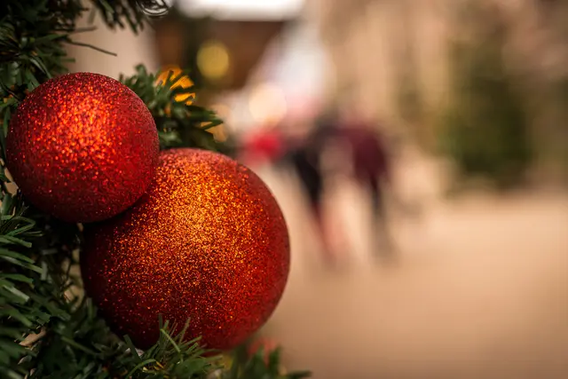 Am Mittwoch, 25. November, wird der Tannenbaum im Foyer der VG Edenkoben zum Wunschbaum. | Foto: Paul Needham