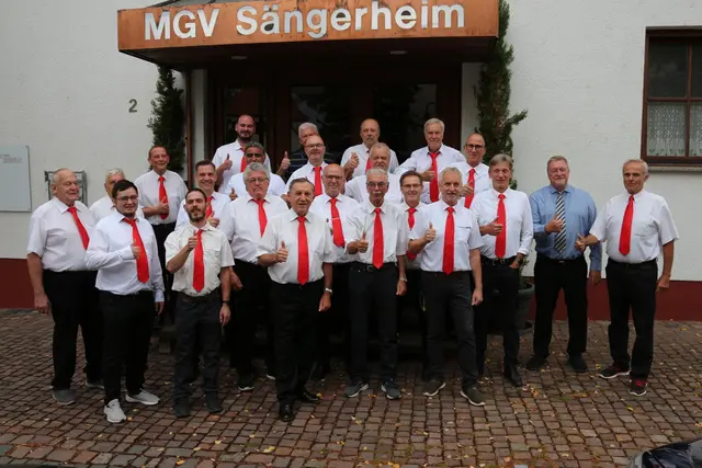 Der Männerchor Queerbeet singt am 7. November italienische Klänge im Sängerheim des MGV Geinsheim. | Foto: MGV Geinsheim