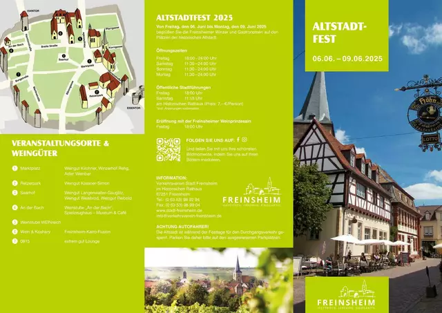 Flyer Altstadtfest Seite 1 | Foto: Verkehrsverein Stadt Freinsheim