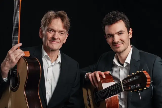 Prof. Michael Hampel und Phileas Baun | Foto: Sonja Merz