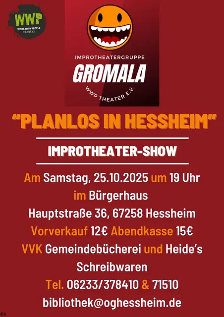 Improtheater Gromala | Foto: Ortsgemeinde Heßheim