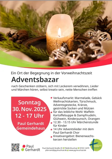 Foto: Urheber: Förderverein der Paul-Gerhardt-Kirche Bruchsal