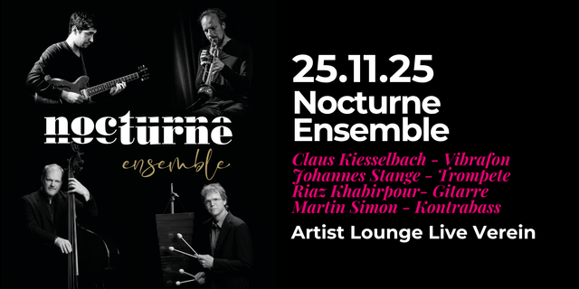 Nocturne Ensemble - Konzert am 25.11.2025 | Foto: Nocturne Ensemble, BrilliantSpaces