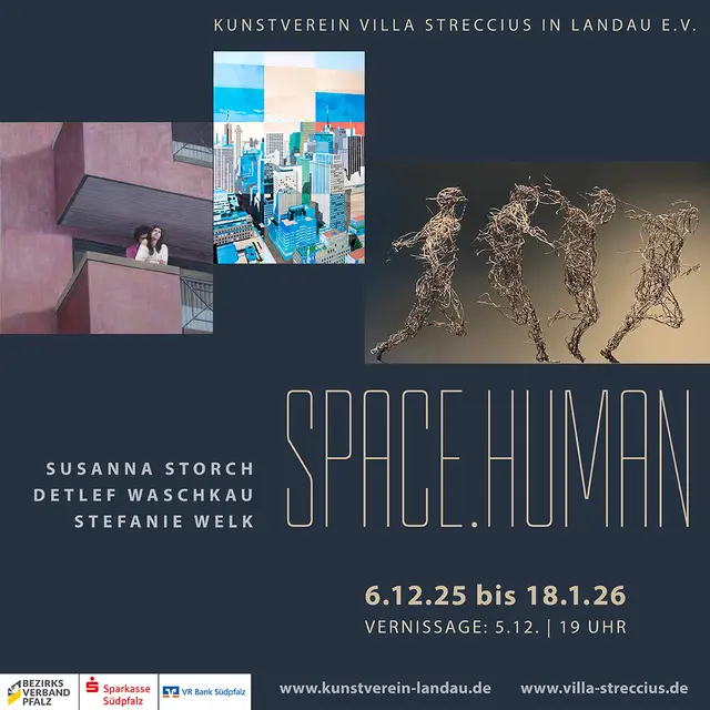 Einladung Space.HUMAN
 | Foto: Künstler:innen: Storch, Waschkau, Welk