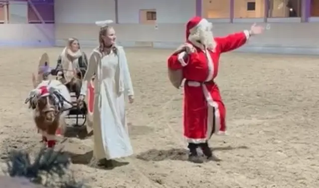 weihnachtlicher Besuch 2024 | Foto: Carolin Gross