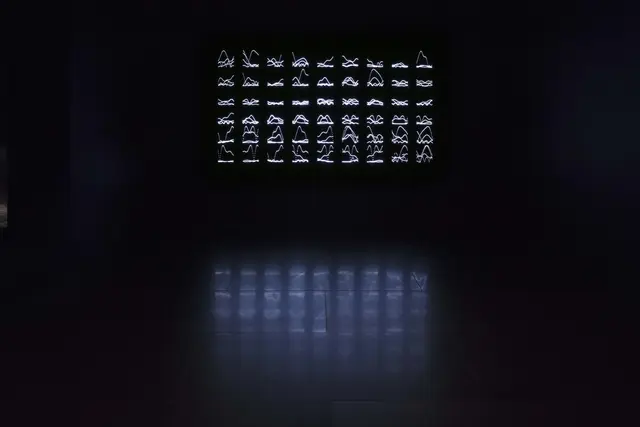 Catherine Christer Hennix, Fragments from LINCOS (for intergalactic Communications), 1969/2018. Thresholds of Perception, Catherine Christer Hennix in Empty Gallery, 30. Juni – 8. September, 2018. 
Courtesy die Künstlerin und Empty Gallery. | Foto: Michael Yu