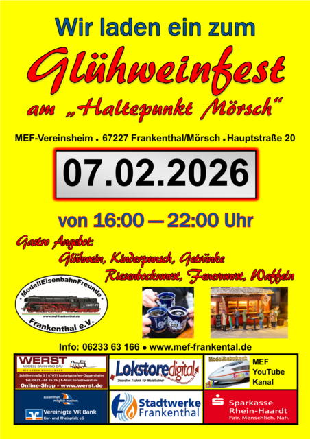 Foto: ModellEisenbahnFreunde Frankenthal e.V. (MEF FT)