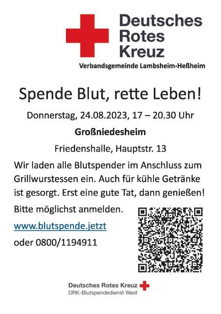 Blutspendetermin | Foto: DRK
