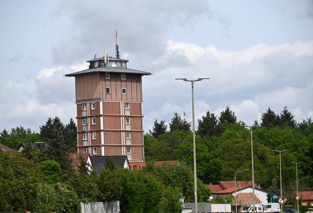 Experimentelles Ludowici-Haus in Jockgrim aus dem Jahr 1956: "Hochhaus" genannt.  | Foto: Andrea Abt