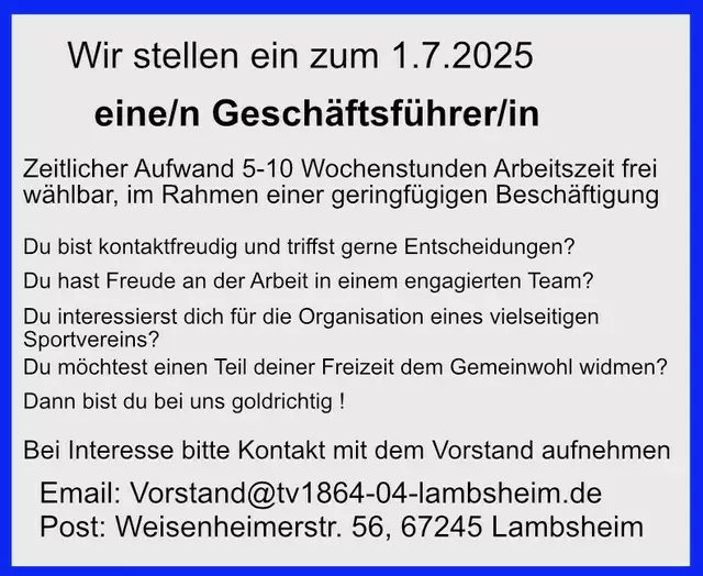 TV 1864/04 Lambsheim | Foto: TV 1864/04 Lambsheim