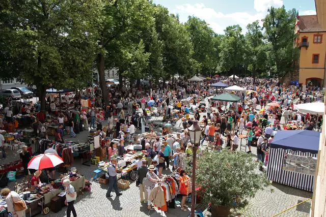 Die Durlacher Karlsburg ist wieder Anlaufstelle für viele aus der Region beim "Kruschtelmarkt" am Samstag, 21. Juni, von 8 bis 16.15 Uhr | Foto: Gustai/Pixelgrün