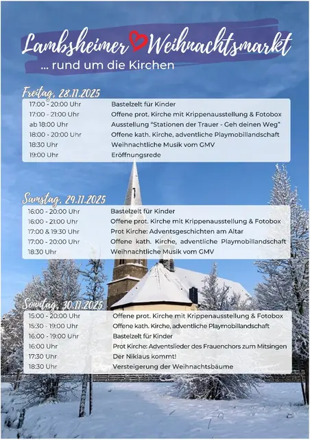 Lambsheimer Weihnachtsmarkt | Foto: Ortsgemeinde Lambsheim